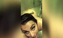bbw latina miss madii soaks up in steamy shower 💦😍