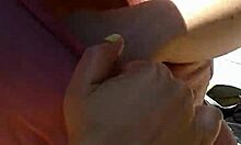 Huge Tits Girlfriend Rubs Boobs Flashing In Public