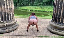 sexy bbw milf facial cumshots in shorts with slow motion action