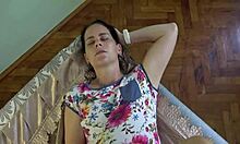 Pregnant MILF Anna's Close-Up Blowjob and Deep Missionary Ride