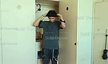 caught my stepbro sniffing my panties, so i made him eat my pussy!!