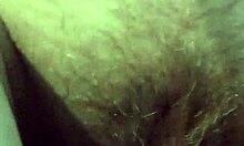WATCH this hairy PUSSY drip sensually on the toilet seat!