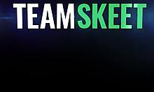 alice and nikki wake up step-dad with morning wood toys and dirty shower talk