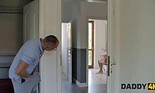 Daddy4K Vixi Rafi Fucks Old Guys Hard Shaved Pussy