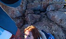 whoa risky cliff fuck with mia bandini deepthroat cowgirl cum 😱🍆💦