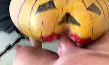 STEPMOM'S HALLOWEEN FUCK POUNDS HER WET PUSSY HARD!