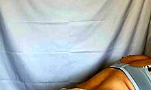 Uniform Sailor Panties Stuffed with Anal Plug Pierced Nipples Tease