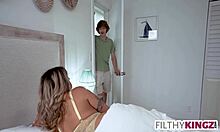 forget your girlfriend play with my shaved milf pussy instead