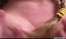 oh man my pigtails bounce while i squeeze and play these huge tits nonstop