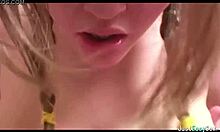 oh man my pigtails bounce while i squeeze and play these huge tits nonstop