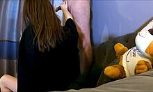 two cute petite strangers turn photoshoot into wild threesome handjob frenzy 📸💦