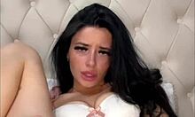 horny american exchange student girlfriend squirts in solo webcam masturbation