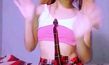 Sexy Teen Bonneyuwu Chats Flirtatiously With Stepdad In Short Skirt