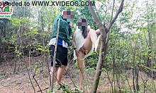 thai teen pussy licked in forest then rough creampie fucked hard pov girlfriend style