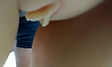 i rub my small dick on her pussy before fucking her good