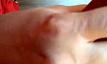 camgirl spreads her huge natural tits and big pussy lips closeup