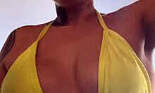 see-through bikini at beach gym piercing draws hungry stares