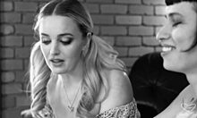 Evil lesbians charlie forde and salem lick pussy hungrily!