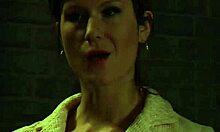 czech babe betrayed into bondage as submissive lesbian slave gets femdom branded humiliated for sale