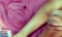 old man stepdaddy licks tight virgin pussy then fucks skinny 18+ teen condom creampie inside her wet hole