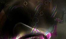 Hot Tranny Kandi Pounds Ass Deep With Thick Purple Dildo In Heels