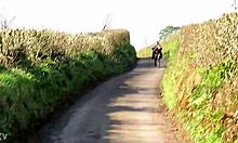 Wanna see me in kinky gear getting fucked outdoors?