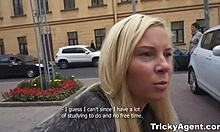 tricky agent interviews angie koks like virgin teen then fucks her doggystyle rides hard 💦🔥😈