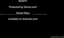 Streetwhore's amateur double anal gangbang public pussy spread screaming stretched