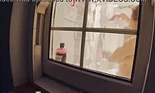 You SPY on your chubby NEIGHBOR GIRL showering, she FLASHES her WET PUSSY dripping