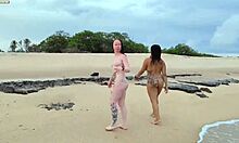 Climbing two babes gaping wet pussy interracial huge tits lick my cum mmm