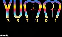 Big butt colombian beyonce takes double penetration from three studs!