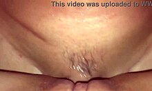 wow her wet pussy squirts crazy on huge cock creampie