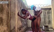 curvy latina neighbor bent over street quickie doggystyle public pounding