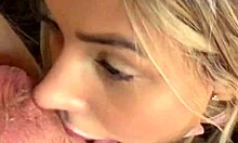 Petite tattooed blonde teen rides big cock pov then rimjob to doggystyle cumshot