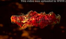 Diana's hardcore anal orgy features triple penetration gaping ass licking