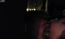 Married blonde wife cheats with fat cock in car backseat thrill.