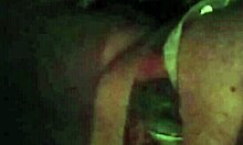 Married blonde wife cheats with fat cock in car backseat thrill.