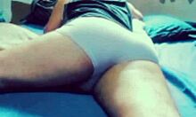 at the wild country party cute teen exhibitionist flashes pussy during voyeur interview