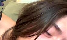 Girlfriend experience! Sloppy Sunday sofa blowjob from Aubry Babcock vol 50 explodes cum!