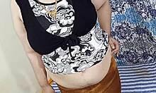 Desi bbw stepmom takes indian cock bareback anal doggystyle moaning