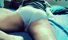 at the wild country party cute teen exhibitionist flashes pussy during voyeur interview