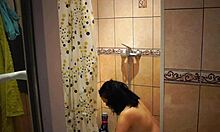 i spied on my girlfriend's hidden shower pee wash fetish voyeur