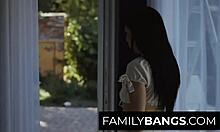 Brunette Judy Jolie Rides Fit Stepbro Codey Steele Bareback Cowgirl Style