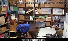 Horny Mall Cop Pounds Big Tits Shoplifter Jade Amber Hard