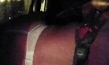 Married blonde wife cheats with fat cock in car backseat thrill.