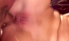 new boyfriend pounds whores ass deep then fills it with hot creampie