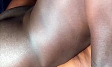 boss grabs curvy ebony maid bends her over fucks fat ass closeup fingering belly