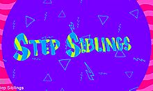 stepsiblings share double candy with shaved pussies cowgirl riding and licking