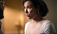 quickie starts but turns into rough gangbang with casey calvert and husbands big cock friends