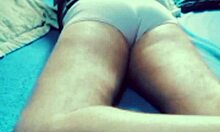 at the wild country party cute teen exhibitionist flashes pussy during voyeur interview